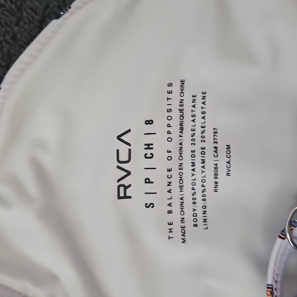 RVCA Violet Bikini Set. Small Top (Removed Tag) Large Bottom NWT - Picture 3 of 7